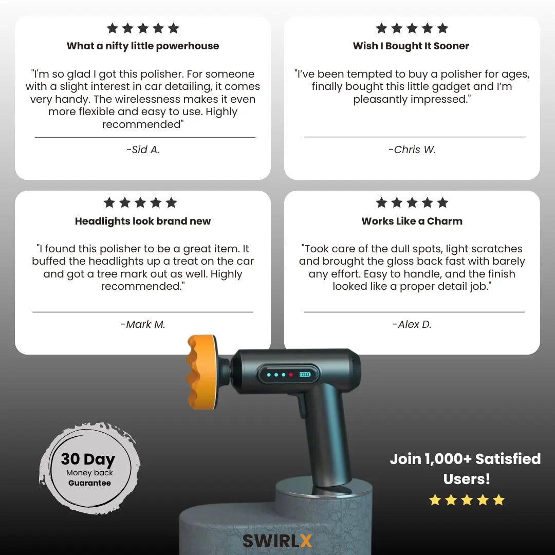 SwirlX Cordless Car Polisher & Waxer