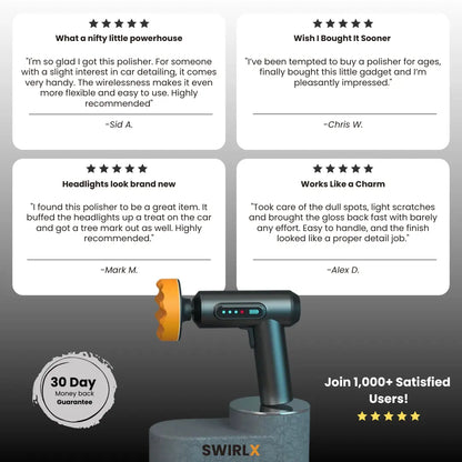 SwirlX Cordless Car Polisher & Waxer